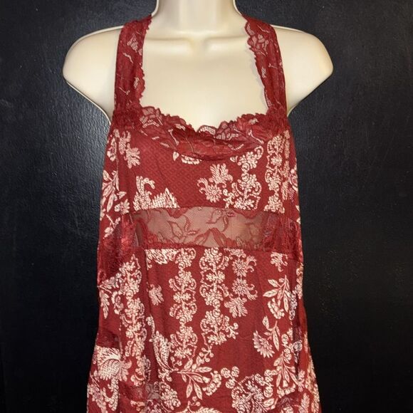 NWT Free People Intimately All Nighter Lacy trapeze nightgown. Sz M - Picture 6 of 15